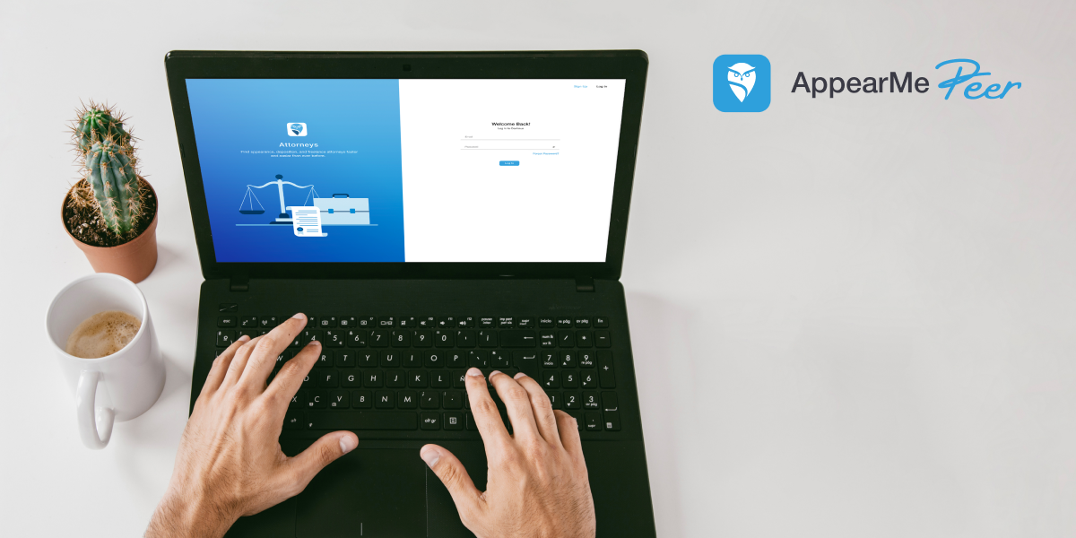 AppearMe Connects Lawyers with Deposition Attorneys in 60 Seconds AppearMe Connects Lawyers with Deposition Attorneys in 60 Seconds
